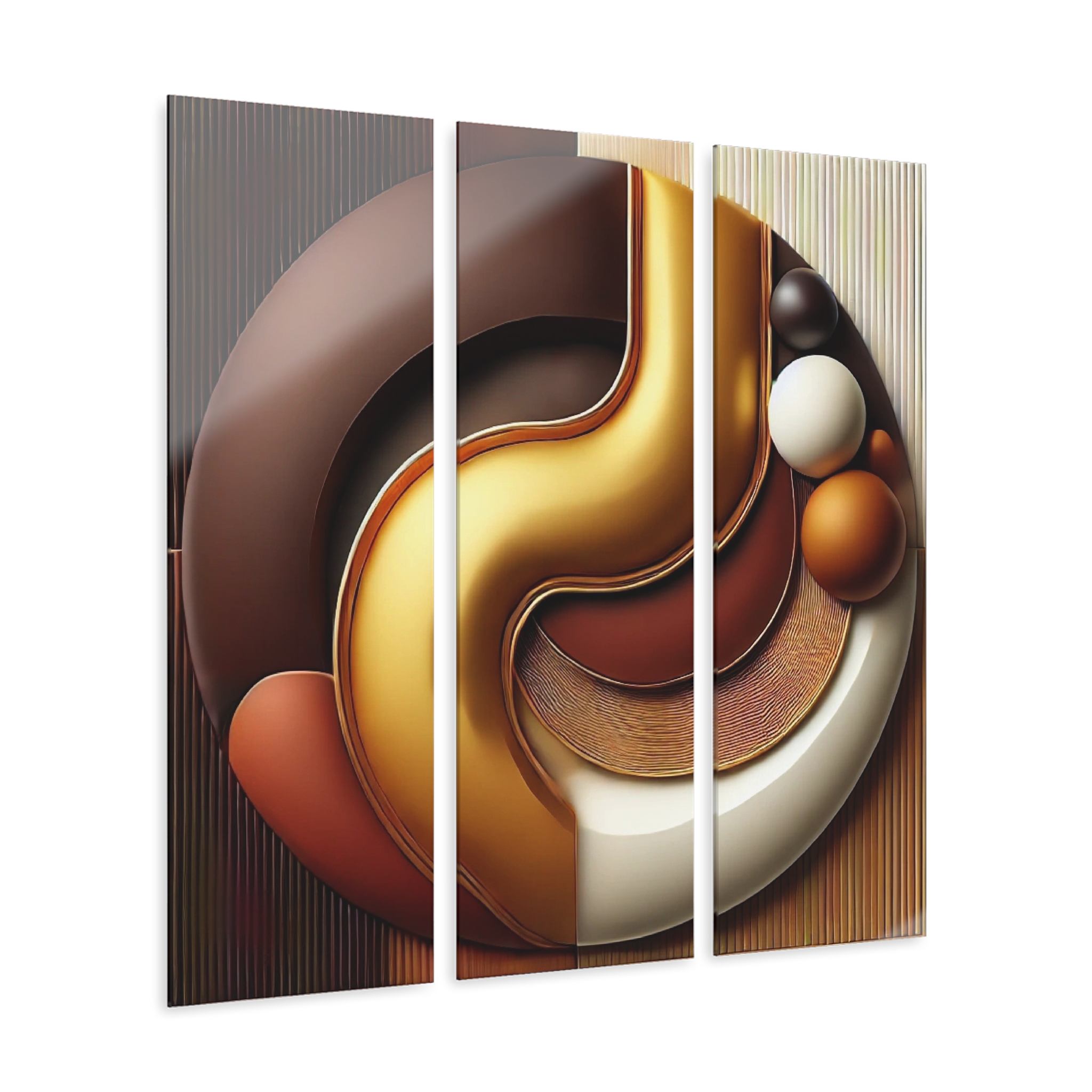 Modern Abstract Acrylic Prints Triptych Wall Art