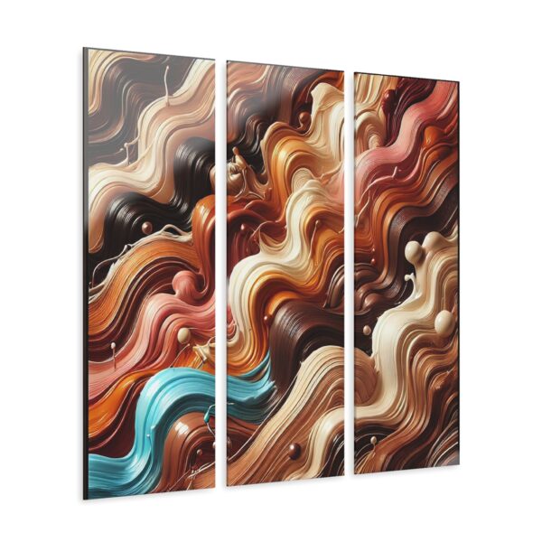 Abstract Acrylic Triptych Wall Art Colorful Modern Decor for Home or Office