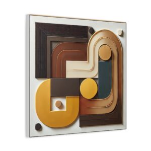 Abstract Wall Art Canvas - Modern Geometric Décor