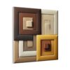 Modern Geometric Wall Art – Matte Canvas Stretched – Neutral Tones Decor