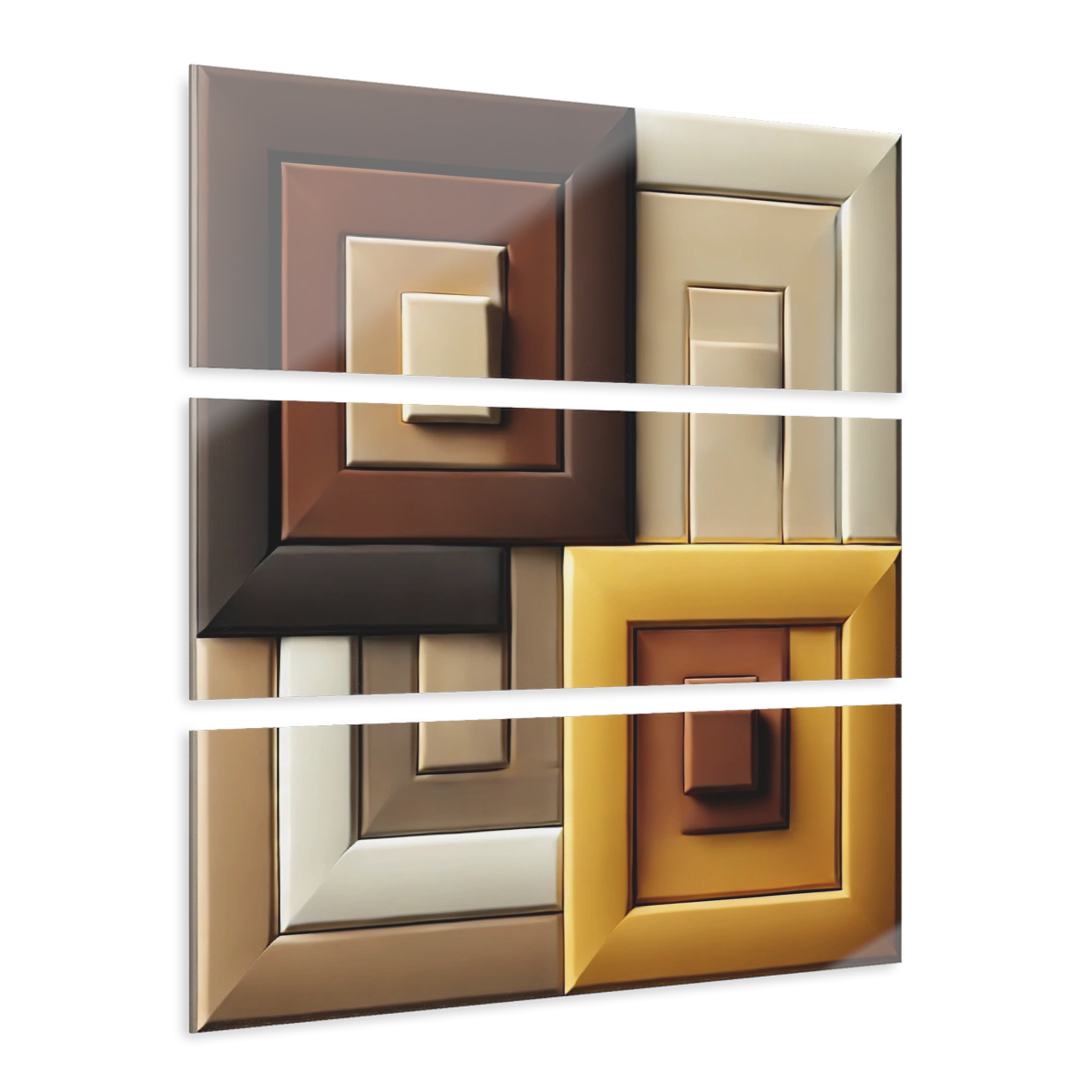 Modern Triptych Acrylic Wall Art Abstract Decor for Living Room & Office Modern Triptych Acrylic Wall Art Abstract Decor for Living Room & Office