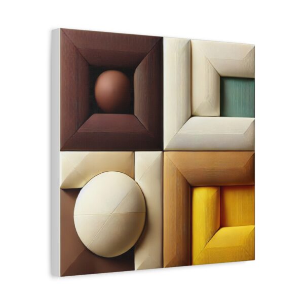 Modern Geometric Canvas Art – Elegant Framed Design for Home and Office Decor