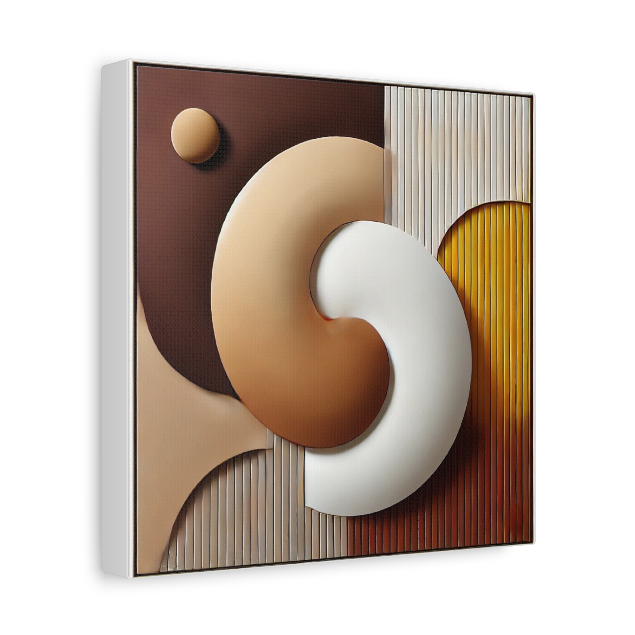 Abstract Geometric Wall Art – Modern Matte Canvas for Home and Office Decor