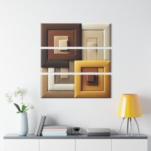 Modern Triptych Acrylic Wall Art - Abstract Decor for Living Room & Office