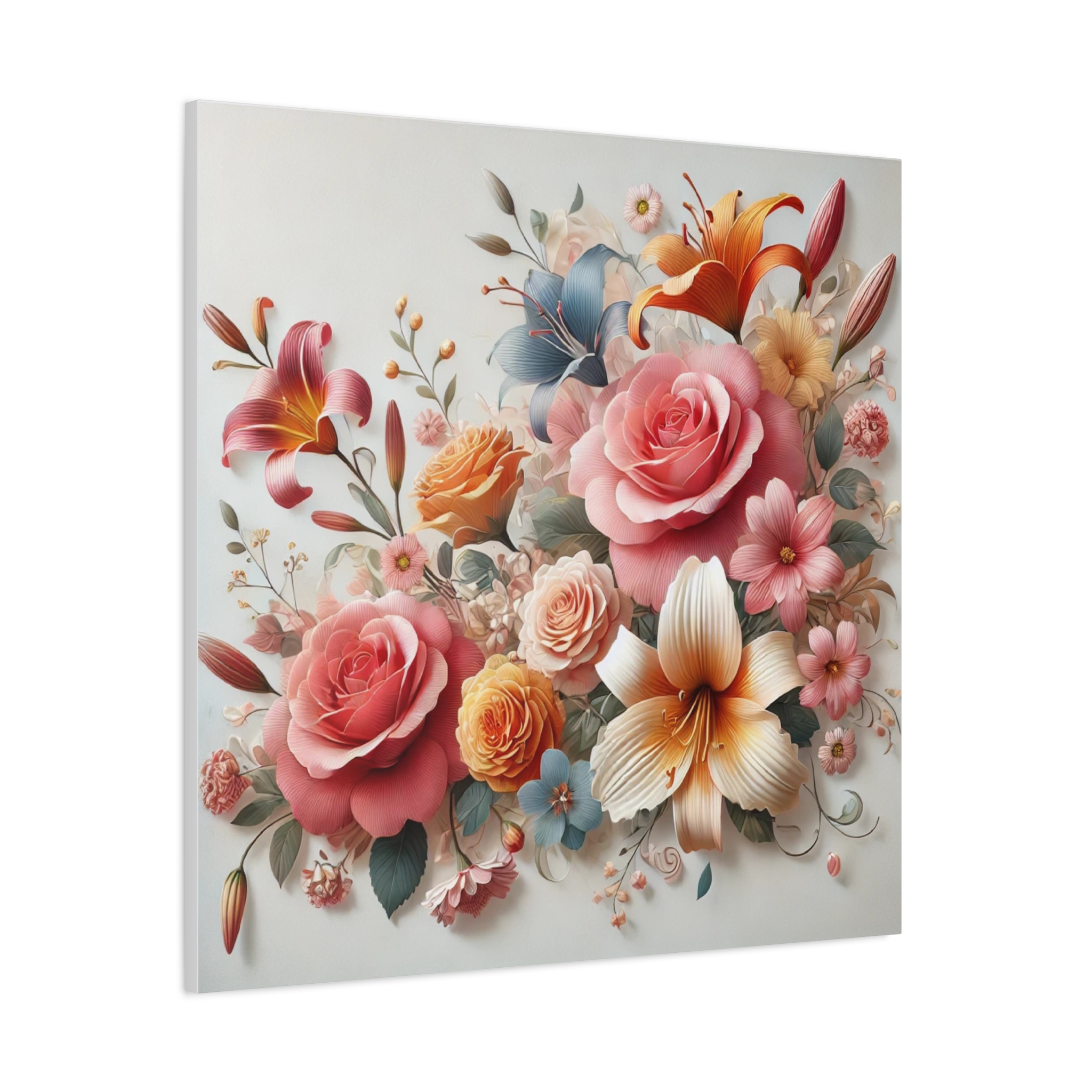Floral Wall Art Canvas