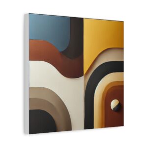 Modern Abstract Wall Art - Stretched Matte Canvas