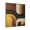 Retro Abstract Matte Canvas Wall Art