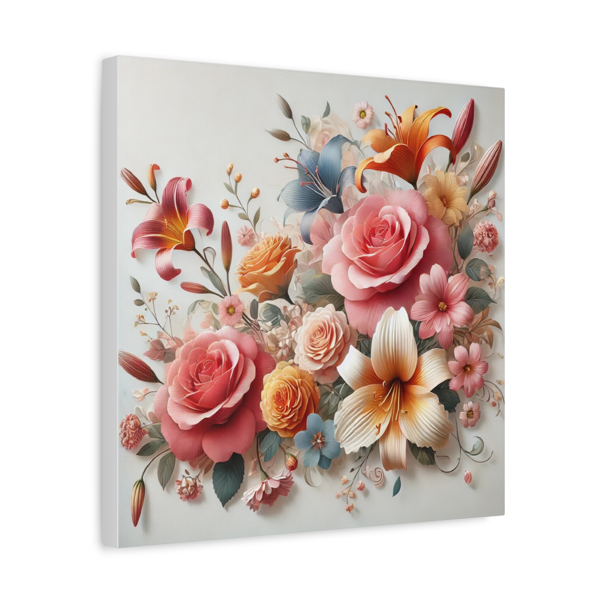 Floral Wall Art Canvas