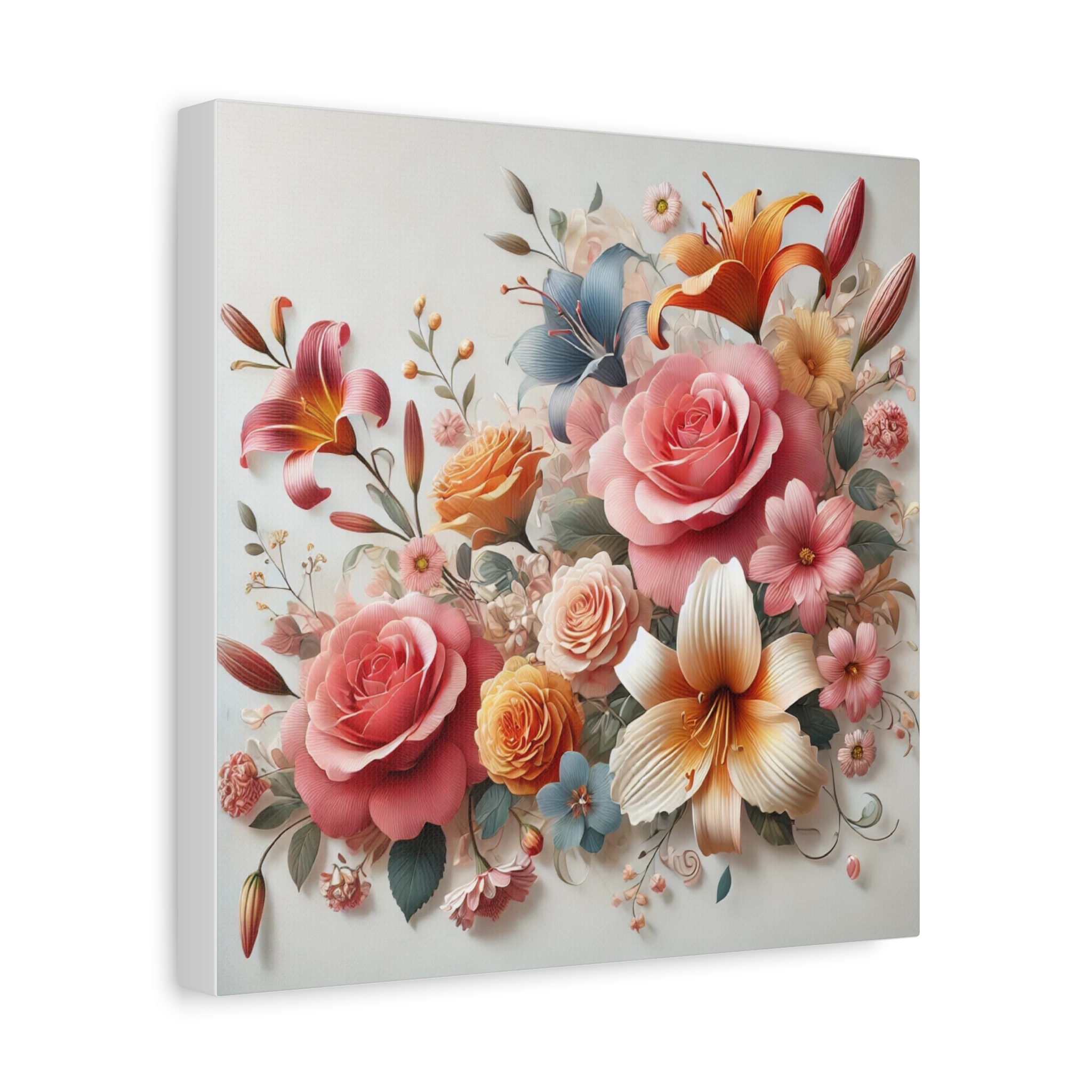 Floral Wall Art Canvas