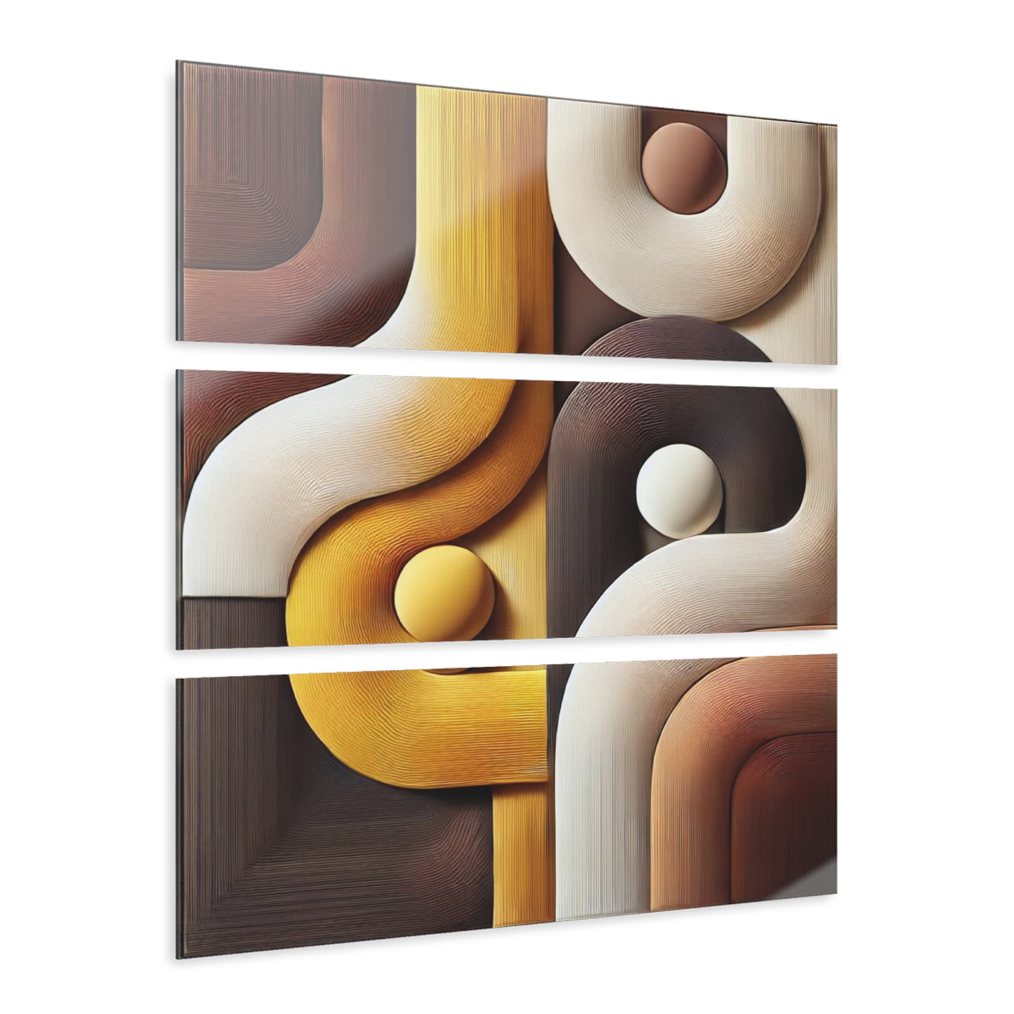 Modern Abstract Acrylic Triptych Prints for Home and Office Decor