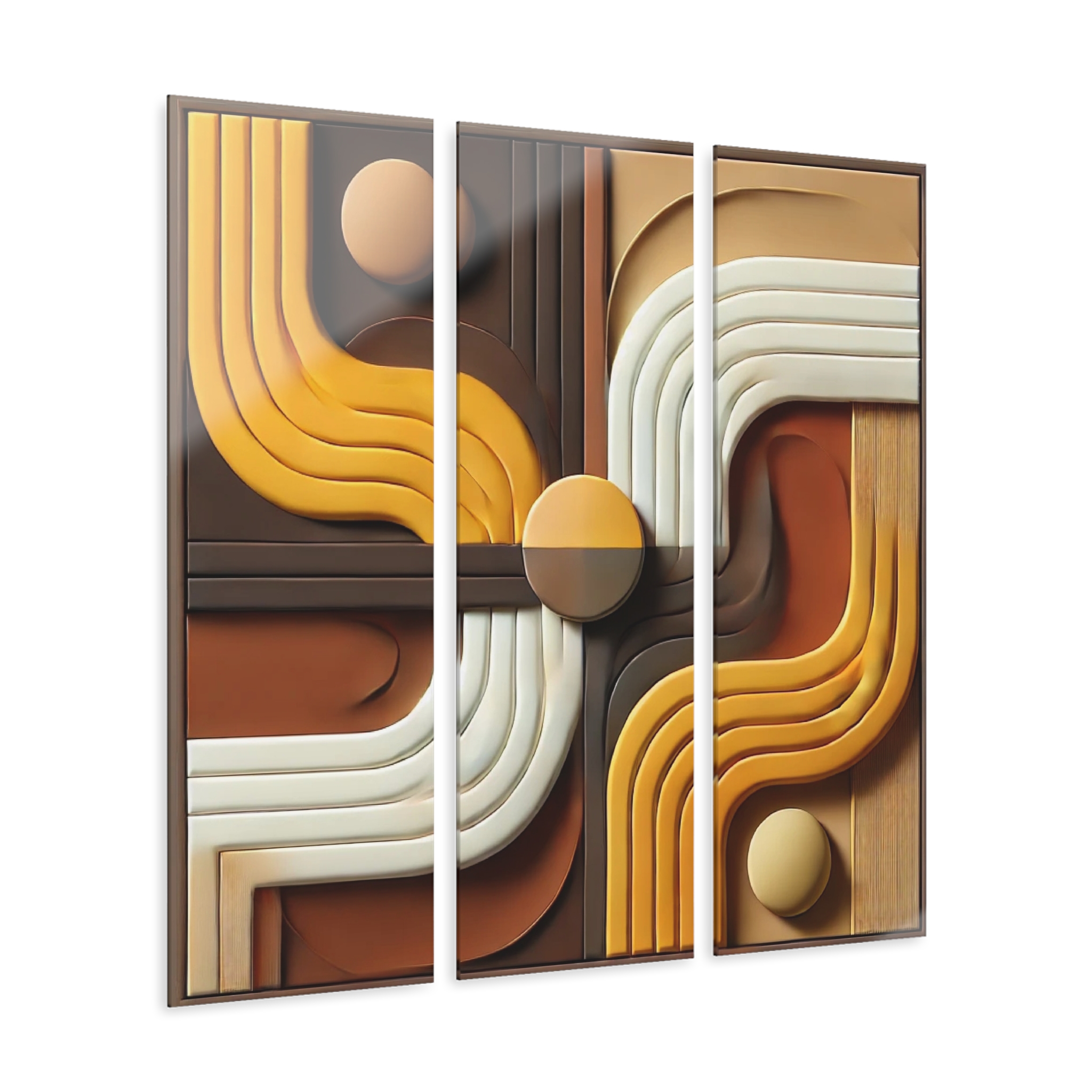 Retro Inspired Triptych Acrylic Prints