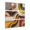 Modern Abstract Acrylic Triptych Wall Art Vibrant Geometric Decor