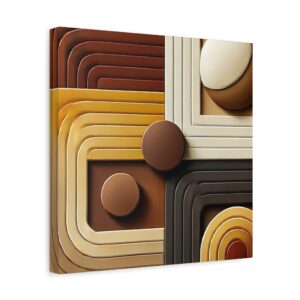 Modern Geometric Wall Art Canvas - Abstract Home & office Décor
