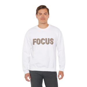 Focus Unisex Crewneck Sweatshirt - Cozy Casual Wear for Motivation