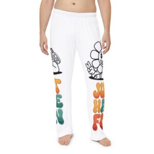 Men's Pajama Pants - Just Have Fun Floral Design
