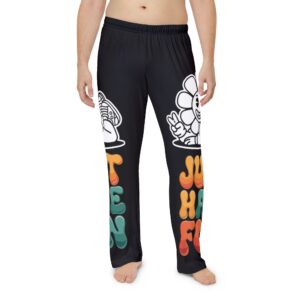 Fun Graphic Men's Pajama Pants - Just Have Fun Design