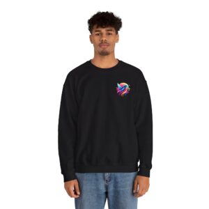 Vibrant Artful Crewneck Sweatshirt - Unisex Heavy Blend™