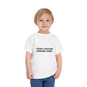 Customizable Toddler Short Sleeve Tee - Perfect for Birthdays & Celebrations