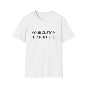 Custom Unisex Softstyle T-Shirt - Personalize Your Design for Casual Wear