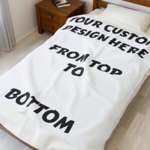 Custom Velveteen Plush Blanket