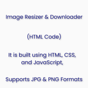 Image Resizer & Downloader (HTML Code) - Works on WordPress, Blogger, Google Sites & Mobile Apps