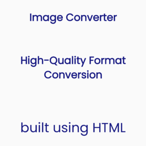 Image Converter – Fast, High-Quality Format Conversion