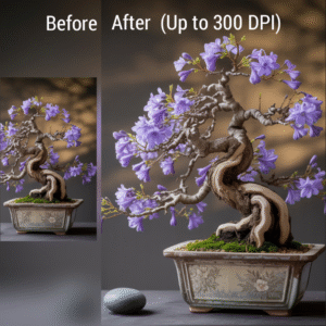 Professional Image Upscaling for High-Resolution Printing (Up to 300 DPI)